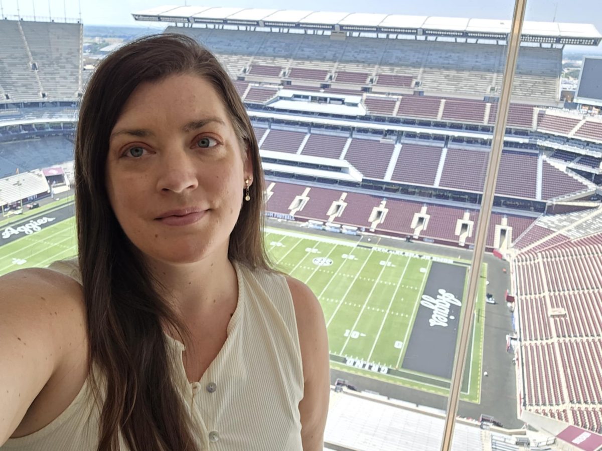 Lisa Lorang managing premium hospitality on site